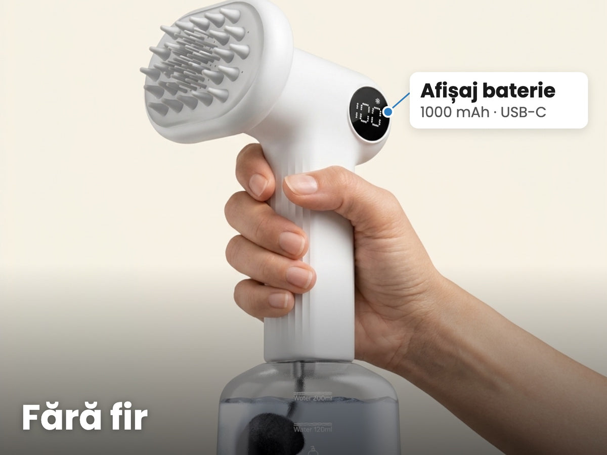 Fără fir; afișaj baterie, 1000 mAh, USB-C